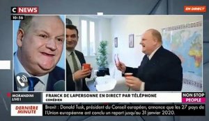 EXCLU - Après avoir soutenu le Front national, l'acteur Franck De  Lapersonne crée son parti "pour combattre Marine Le Pen" - VIDEO