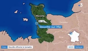 Tempête Ciara : Gouville-sur-Mer affronte la tempête
