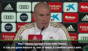 Zidane : "Hazard s'améliore petit à petit"
