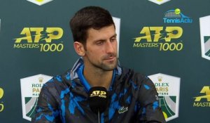 Rolex Paris Masters 2019 - Novak Djokovic : "Je ne vais pas révéler mes tactiques"