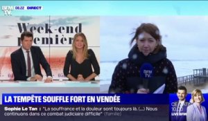 Amélie: la tempête souffle fort en Vendée