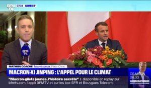 Emmanuel Macron et Xi Jinping lancent un appel pour le climat