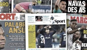 La déclaration d’amour d’Ansu Fati au Barça, la presse anglaise salue l’hommage de Son à André Gomes