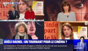 Sur BFMTV, la réalisatrice Coline Serreau accuse Alain Delon de "frapper les femmes" et d'avoir "voulu sauter Marie Laforêt"