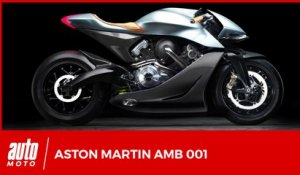 1ère moto Aston Martin AMB 001 au salon de Milan 2019