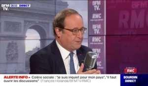 François Hollande: "Ce qui manque le plus, c'est l'espérance pour tous ceux qui ont vocation à porter l'opposition"