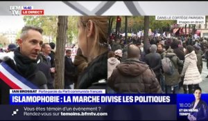 Ian Brossat (PCF) n'exclut pas de participer à une autre manifestation contre toutes les formes de racisme