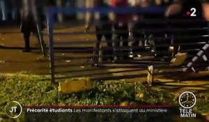 Paris : des étudiants ont forcé les grilles du ministère de l'Enseignement supérieur