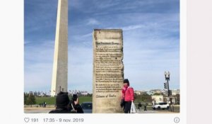 Une lettre ouverte à Donald Trump... sur un mur !