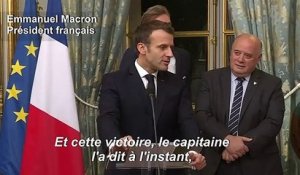 Victoire de la France en Fed Cup: Macron salue de "grandes dames"