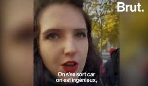 "On est obligés de trouver des manières transversales de vivre", témoigne une étudiante à Lyon