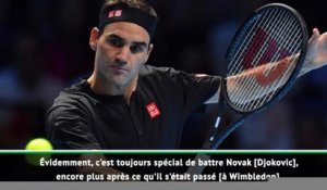 Masters - Federer : "Toujours spécial de battre Djokovic"