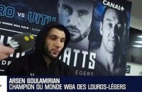 Boxe : "Je ne cherchais pas à le mettre KO", Goulamirian raconte son combat contre Watts