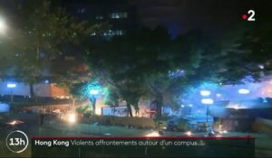 Hong Kong : un campus incendié, dernier bastion de la contestation