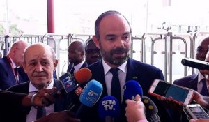 Déclaration d'Édouard Philippe à propos de la nouvelle ligne de TER à Dakar