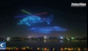 Un show de 800 drones incroyable filmé en Chine