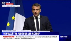Emmanuel Macron se prononce contre l'interdiction des les listes communautaires