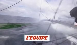 Maxi Edmond de Rothschild mène toujours la flotte - Voile - Brest Atlantiques