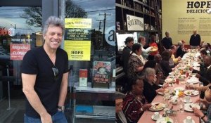 Jon Bon Jovi a ouvert deux restaurants qui servent des repas gratuits aux personnes les plus démunies et vivants dans la rue