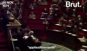 En 1974, Simone Veil montait à la tribune de l'Assemblée nationale pour défendre le droit à l'avortement