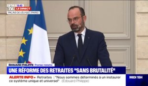 Édouard Philippe sur la réforme des retraites: "Nous savons que nous devrons progressivement travailler plus longtemps"