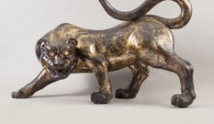 Focus œuvre : le tigre en bois laqué dit « tora » de Sarah Bernhardt | Musée Cernuschi