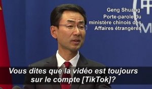 Pékin réagit à la vidéo virale sur TikTok à propos du Xinjiang