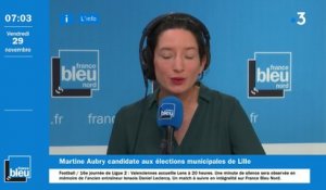Municipales à Lille : Martine Aubry se représente. Les explications de Stéphane Barbereau