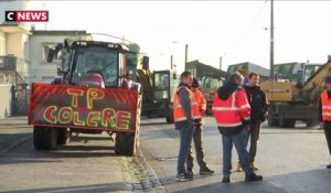 Bretagne : des dépôts pétroliers bloqués par des professionnels du BTP