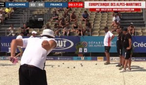 128ème FRANCE vs BELHOMME : Europétanque des Alpes-Maritimes 2019