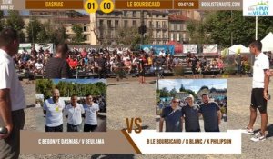 32ème LE BOURSICAUD vs DASNIAS : Supranational à pétanque du Puy-en-Velay été 2019