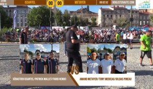Début 32ème METAYER vs ISSARTEL : Supranational à pétanque du Puy-en-Velay été 2019