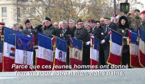 Hommage aux soldats: "Ils sont partis pour nous, on est là pour eux"