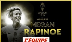 Megan Rapinoe sacrée - Foot - Ballon d'Or féminin France Football 2019