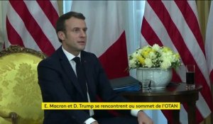 "C'est la meilleure non-réponse que j'aie jamais entendue" : Donald Trump se moque d'Emmanuel Macron en ouverture du sommet de l'Otan