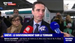 Le secrétaire d'État chargé des transports imagine que la grève "va se prolonger dans les jours qui viennent"