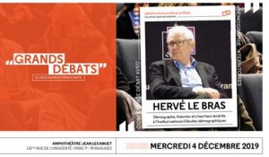 Les Grands Débats - Hervé Le Bras - 041219