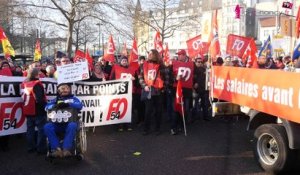Grève du 5 décembre à Nancy : plus de 6000 manifestants contre la retraite à points