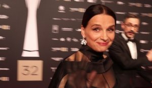 Sur le tapis rouge des European film Awards 2019