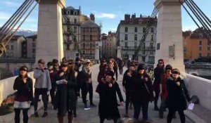 Grenoble : elles ont repris une chorégraphie chilienne devenue virale pour dénoncer les violences sexistes