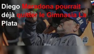 Diego Maradona pourrait déjà quitter le Gimnasia La Plata