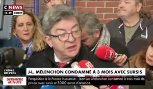 Perquisition au siège de la France Insoumise: Jean-Luc Mélenchon condamné à 3 mois de prison avec sursis et 8.000 euros d'amende