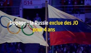 Dopage : la Russie exclue des JO pour 4 ans