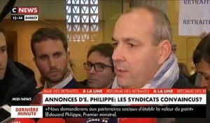 Retraites : Pour Laurent Berger, le secrétaire général de la CFDT, "la ligne rouge est franchie" - VIDEO