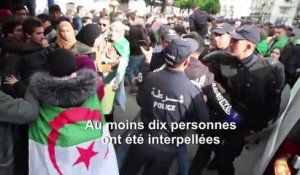 Algérie: des étudiants dispersés alors qu'ils protestant contre un cortège pro-élection