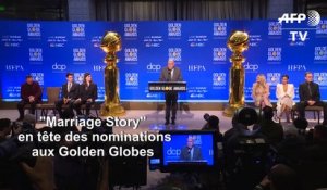 Golden Globes: “Mariage Story” en tête des nominations