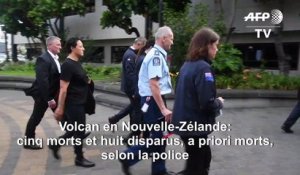 Volcan en Nouvelle-Zélande: cinq morts et huit disparus a priori morts, selon la police