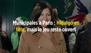 Municipales à Paris : Hidalgo en tête, mais le jeu reste ouvert