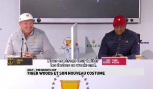 Tiger Woods et son nouveau costume