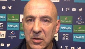 Champions Cup : 4e j. - Travers : "Satisfait de la victoire mais pas du contenu"